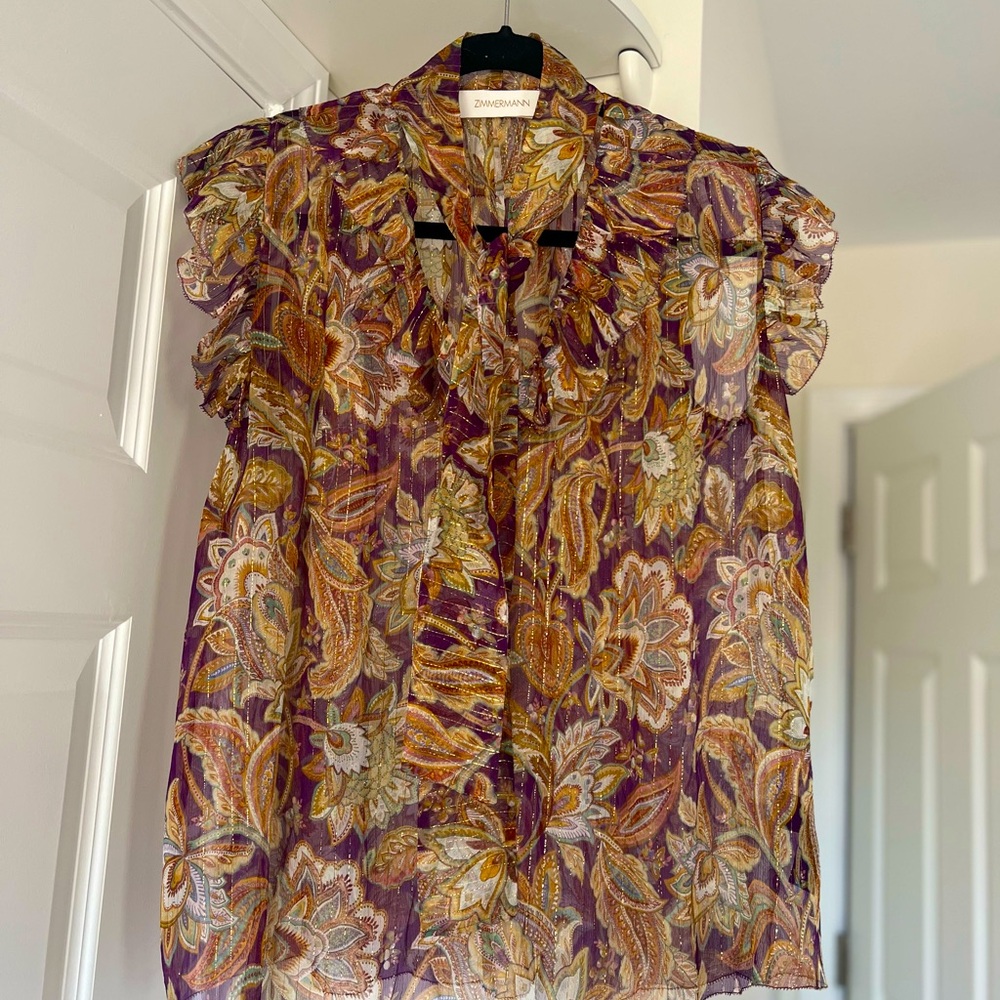 🔥Zimmermann Women's Silk Top 🔥